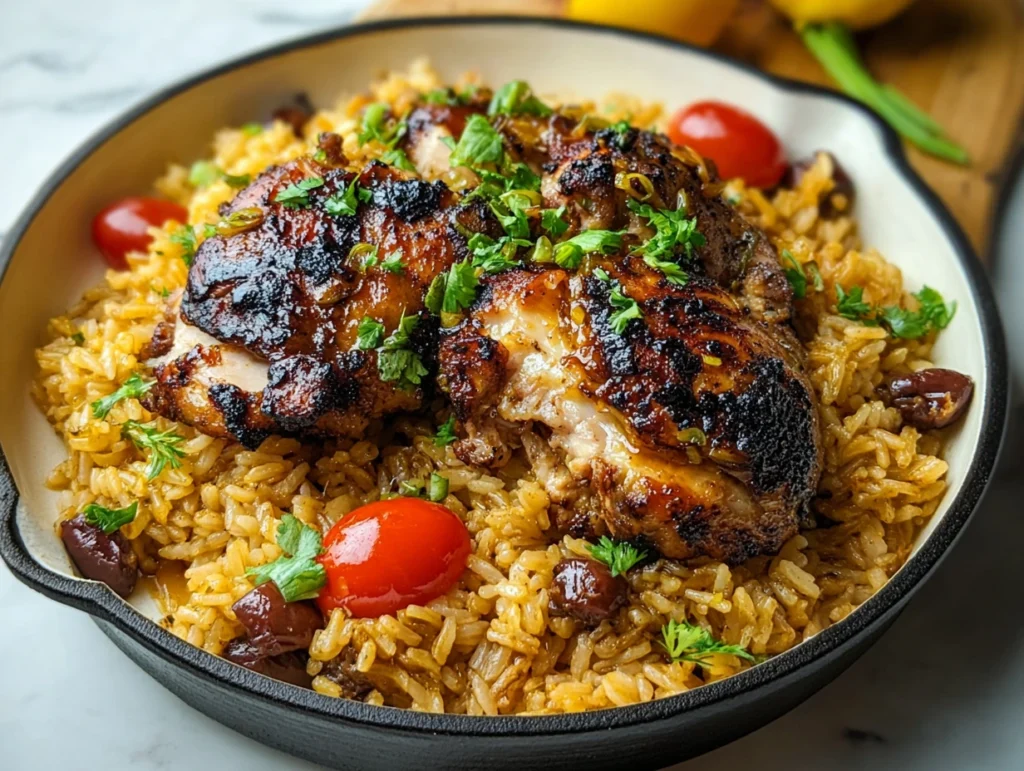 Caribbean Jerk Chicken and Rice