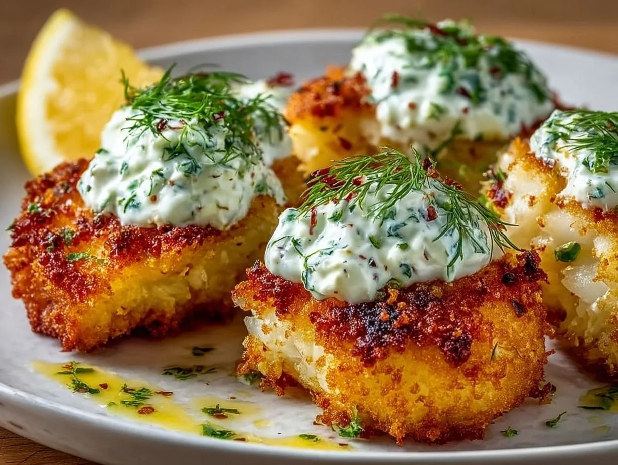 Crispy Cod with Lemon Dill Tartar Sauce and 5 bold flavors