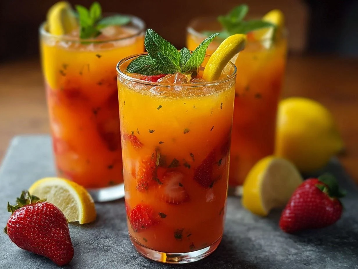 Mango Strawberry Lemonade – Refreshing Homemade Summer Drink