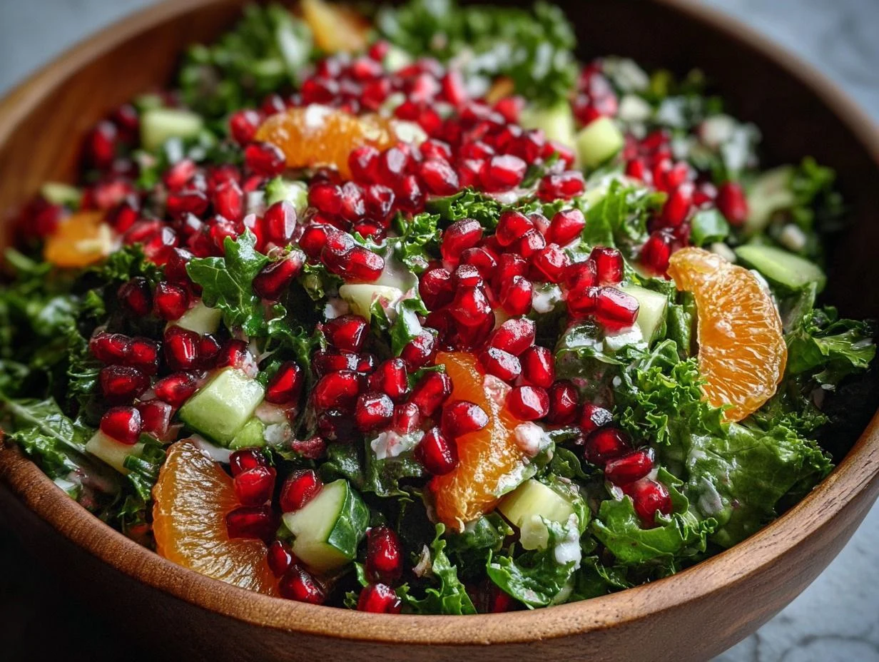 Pomegranate Salad with 5 vibrant and powerful flavors