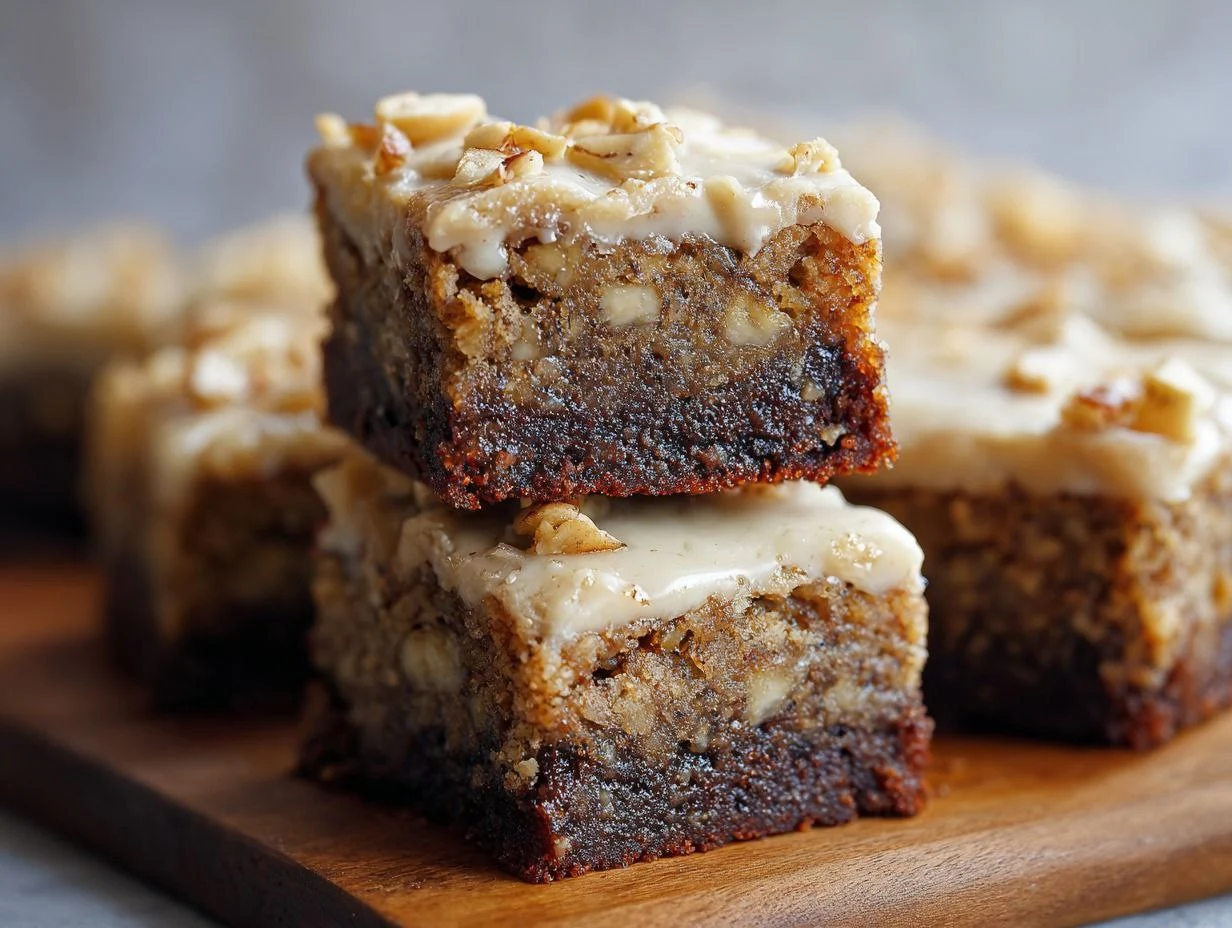 Best Banana Bread Brownies Homemade Dessert Bars