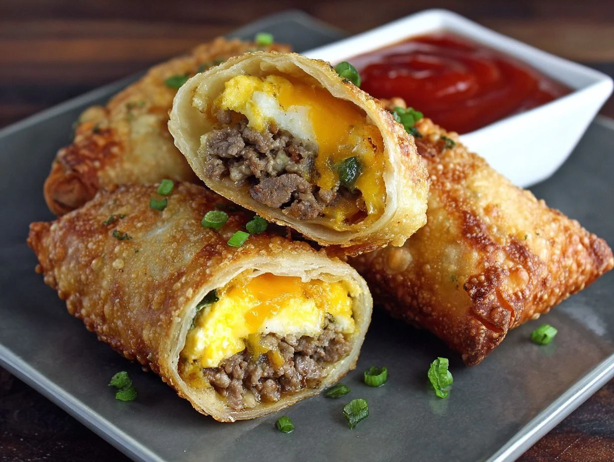 Best Cheeseburger Eggrolls