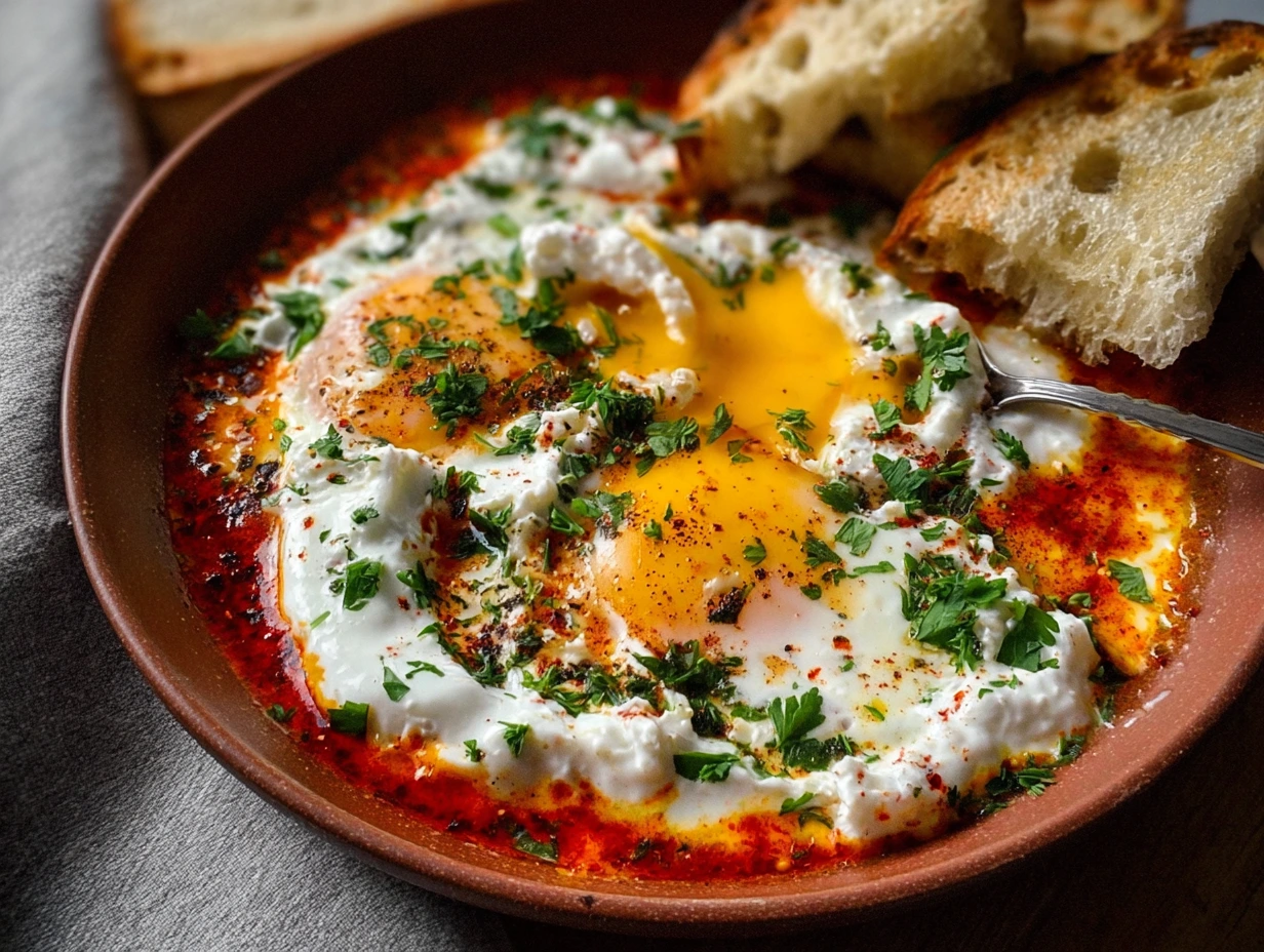 Best Turkish Eggs with Creamy Yogurt 1 Best Turkish Eggs with Creamy Yogurt