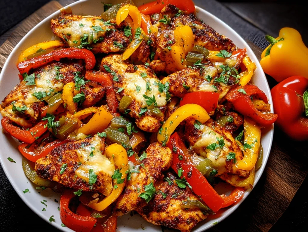 Cajun Chicken with Bell Peppers