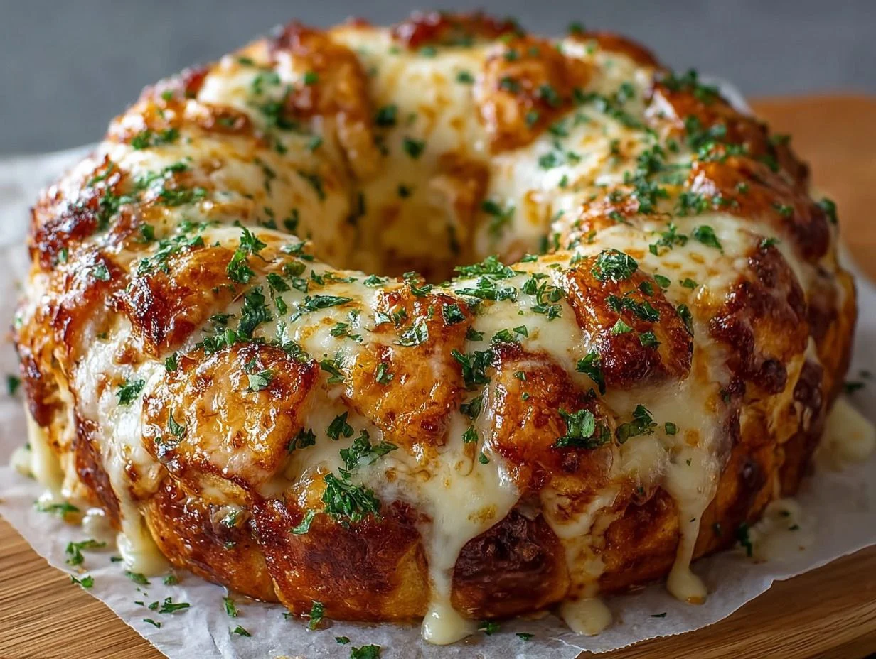 Chicken Alfredo Monkey Bread