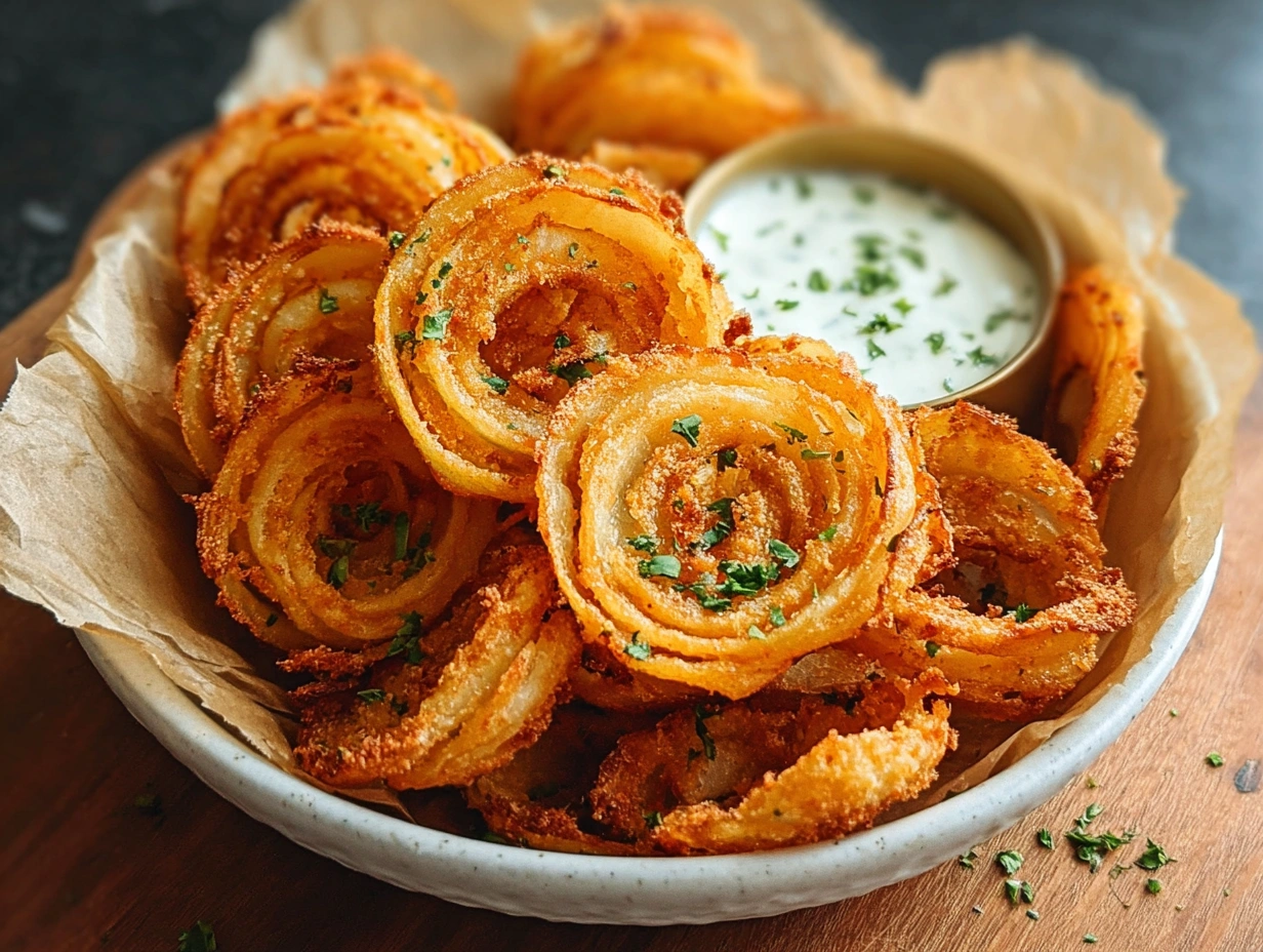 Crispy Onion Ring Chips Recipe