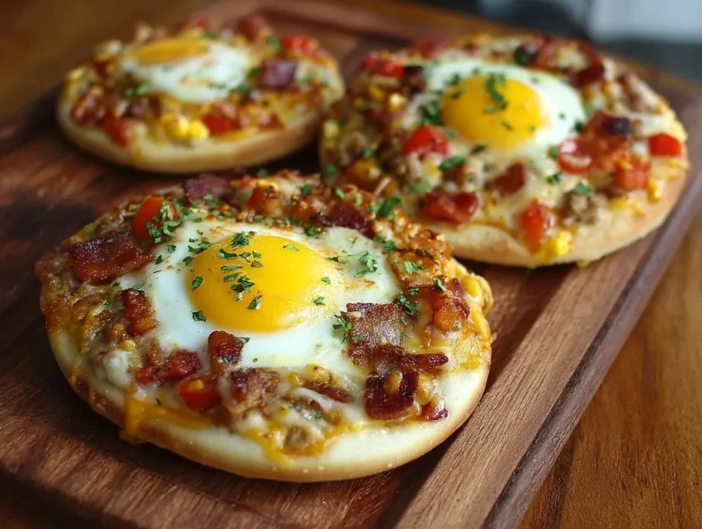 English Muffin Breakfast Pizza