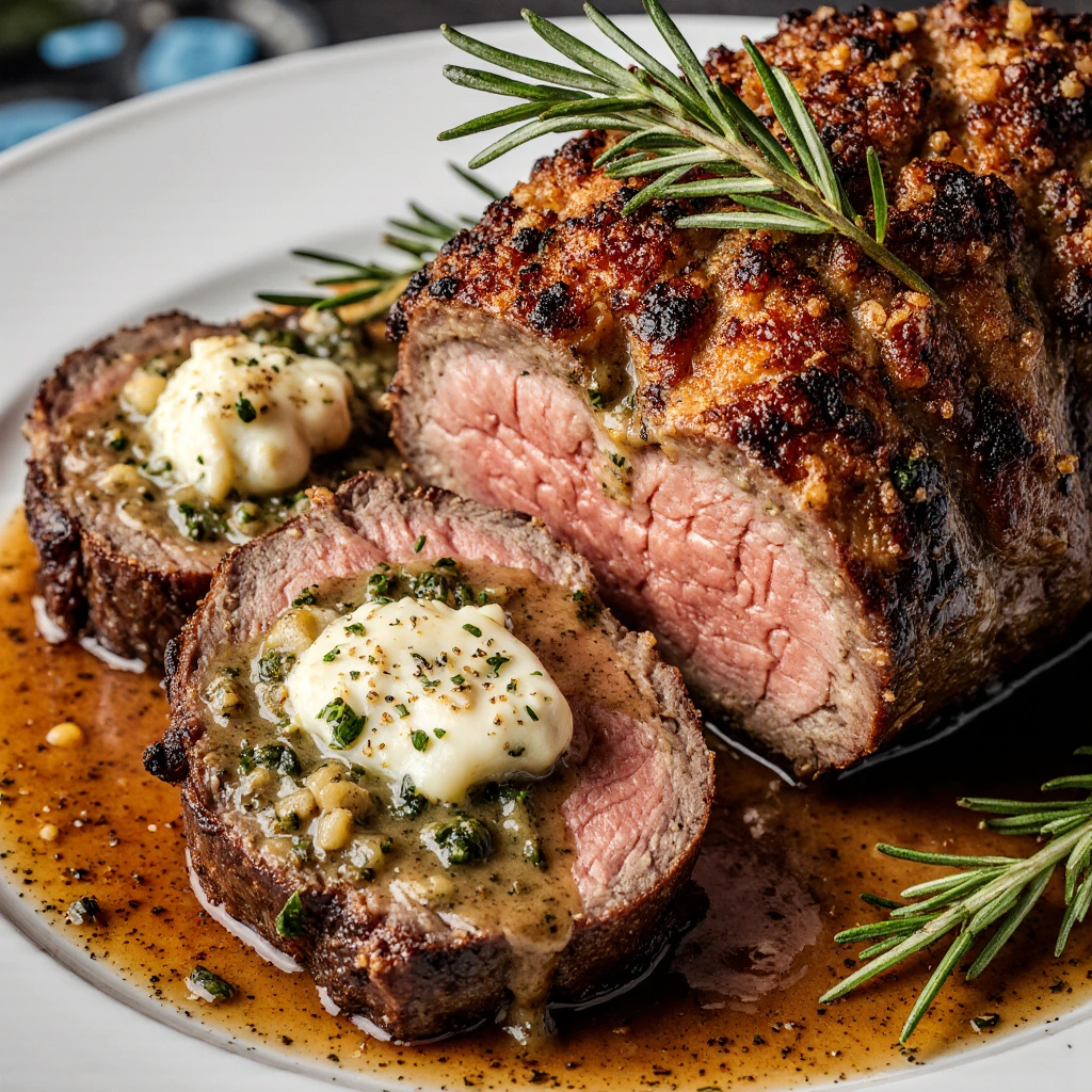 Garlic Herb Butter Beef Roast 1 Garlic Herb Butter Beef Roast