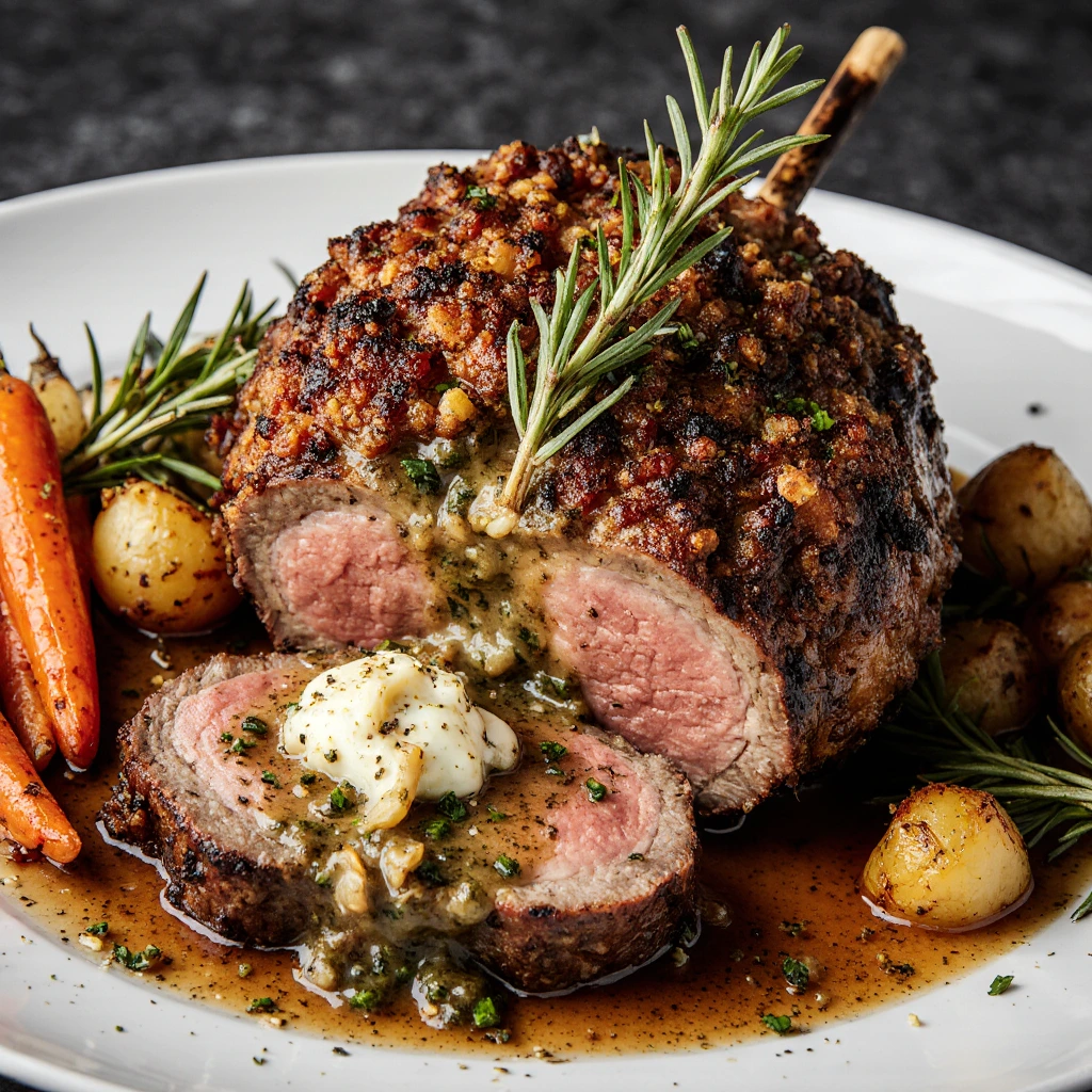 Garlic Herb Butter Beef Roast 2 Garlic Herb Butter Beef Roast2