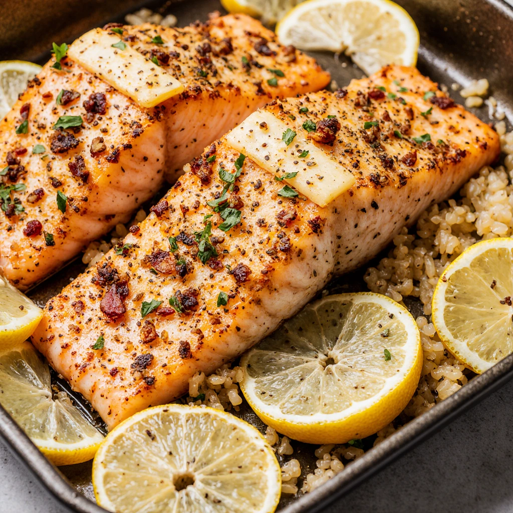 Lemon Garlic Butter Salmon