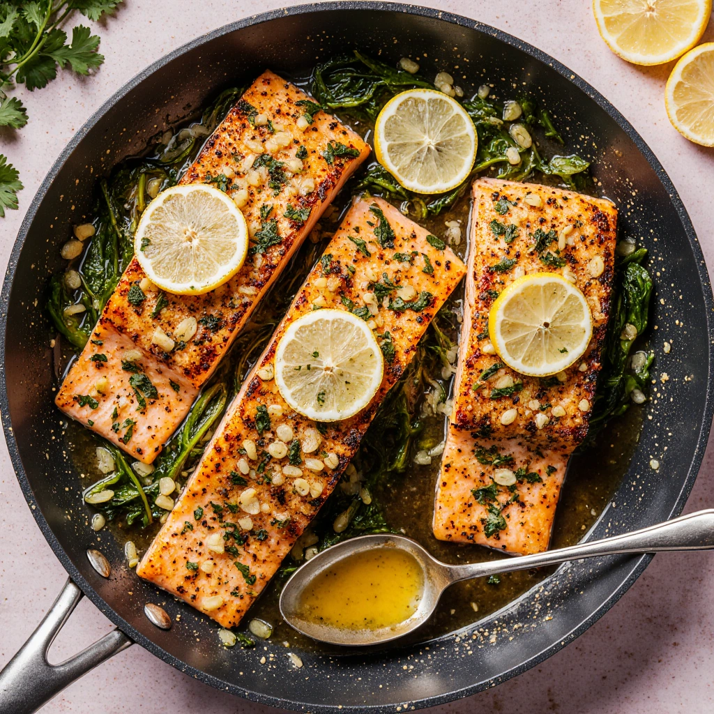 Lemon Garlic Butter Salmon2