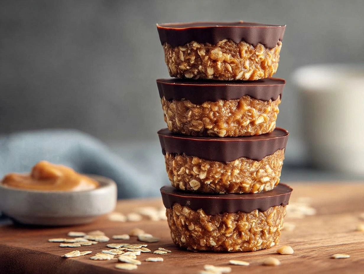 Peanut Butter Oat Cups Recipe Easy Healthy Snack
