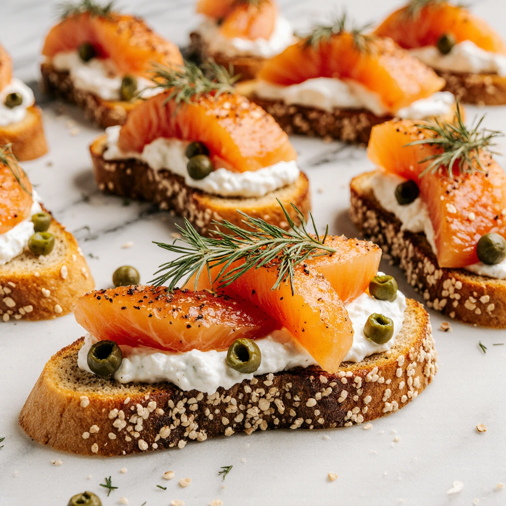 Smoked Salmon Toasts2
