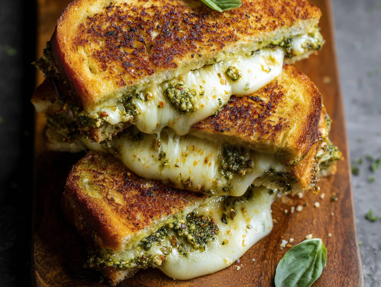 Sourdough Pesto Grilled Cheese 1 Sourdough Pesto Grilled Cheese