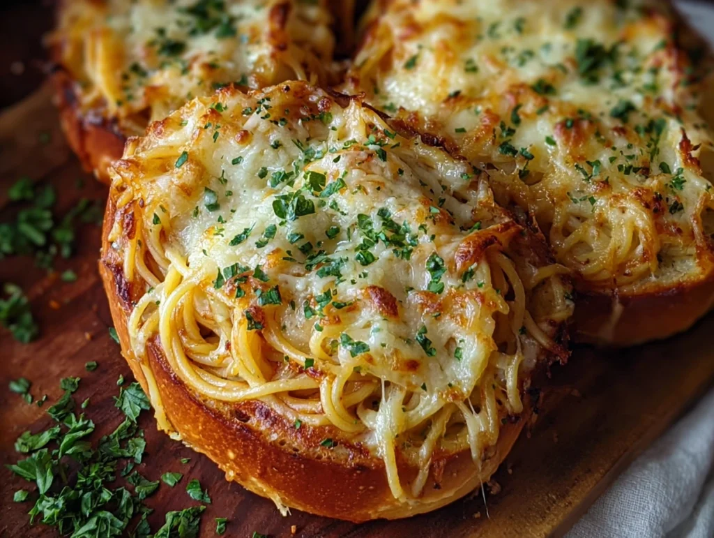 Spaghetti Garlic Bread 2 Spaghetti Garlic Bread