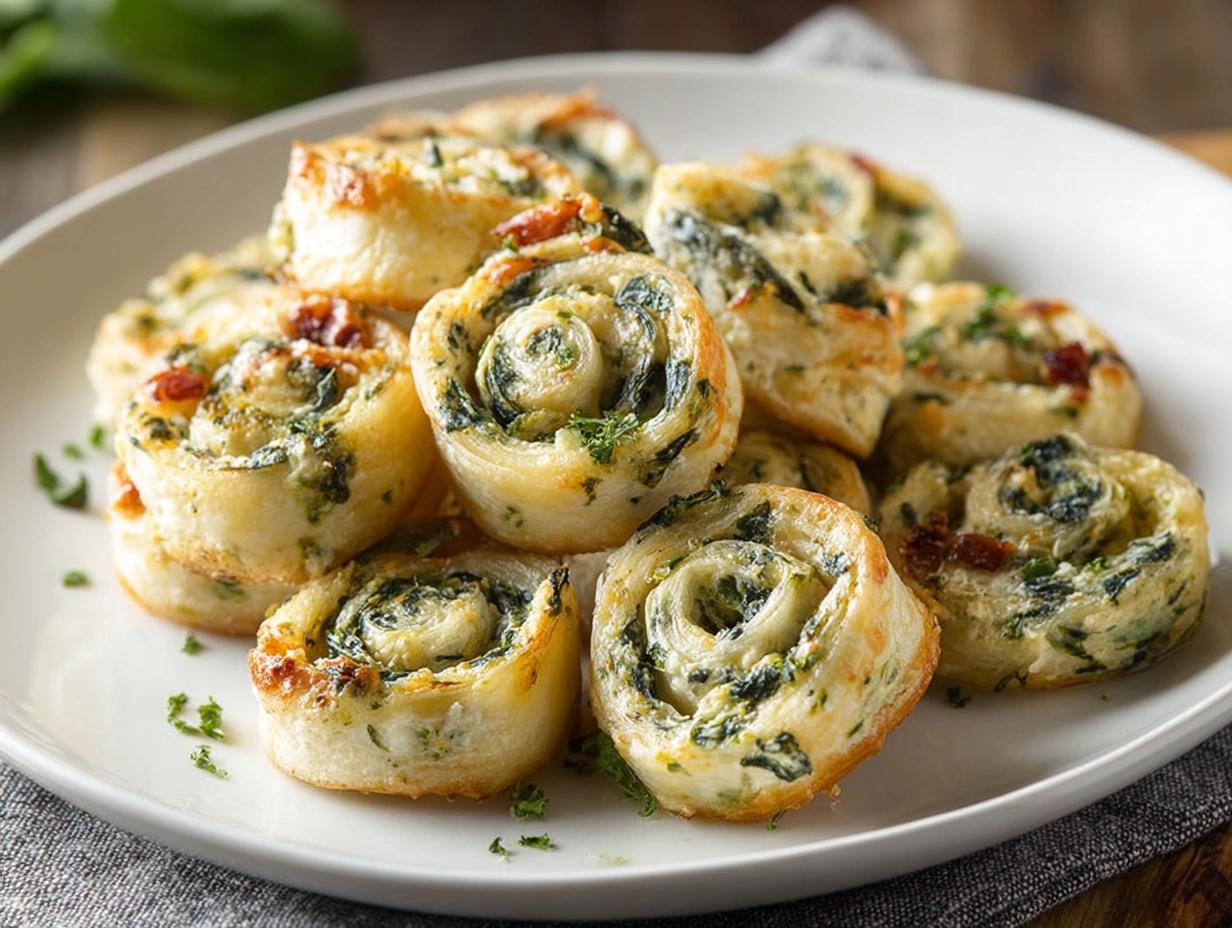 Spinach Dip Pinwheels 1 Spinach Dip Pinwheels