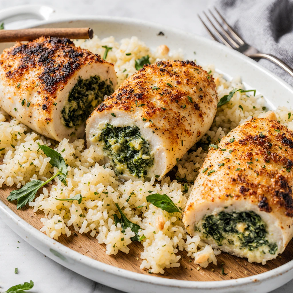 Spinach Stuffed Chicken Breast2