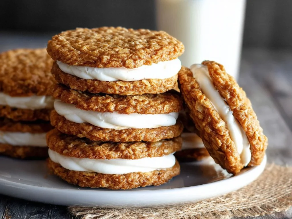 Irresistible Homemade Oatmeal Cream Pies Soft Cookie Sandwich