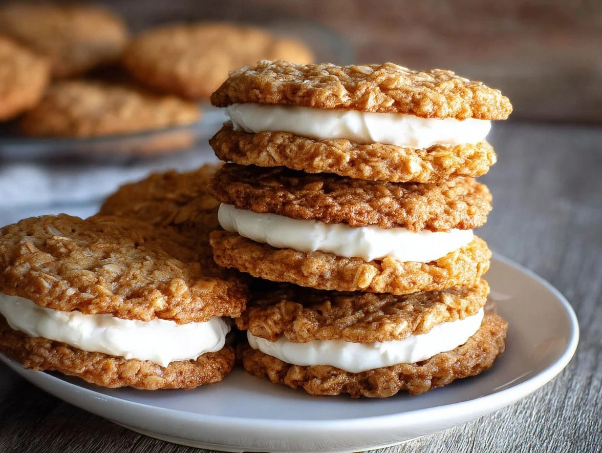 Irresistible Homemade Oatmeal Cream Pies Soft Cookie Sandwich