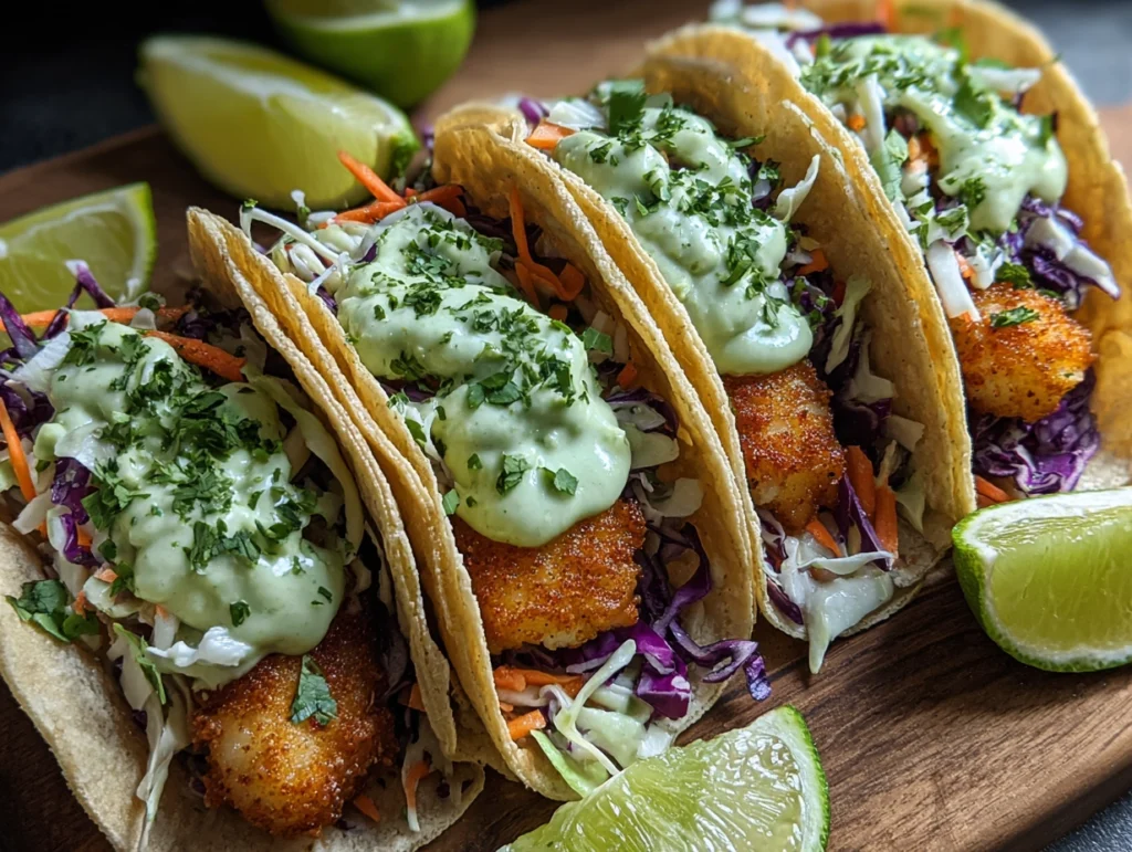 Crispy Cod Fish Tacos