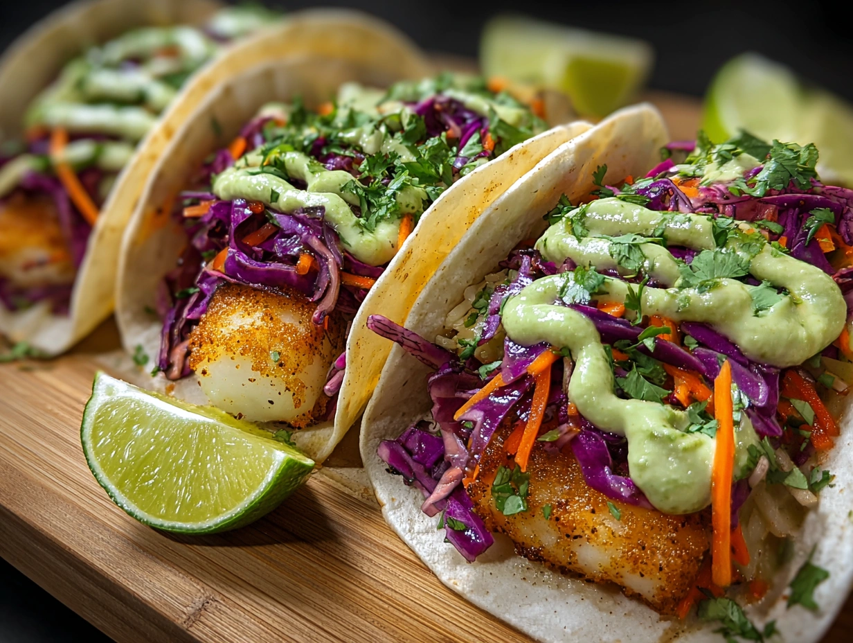 Crispy Cod Fish Tacos