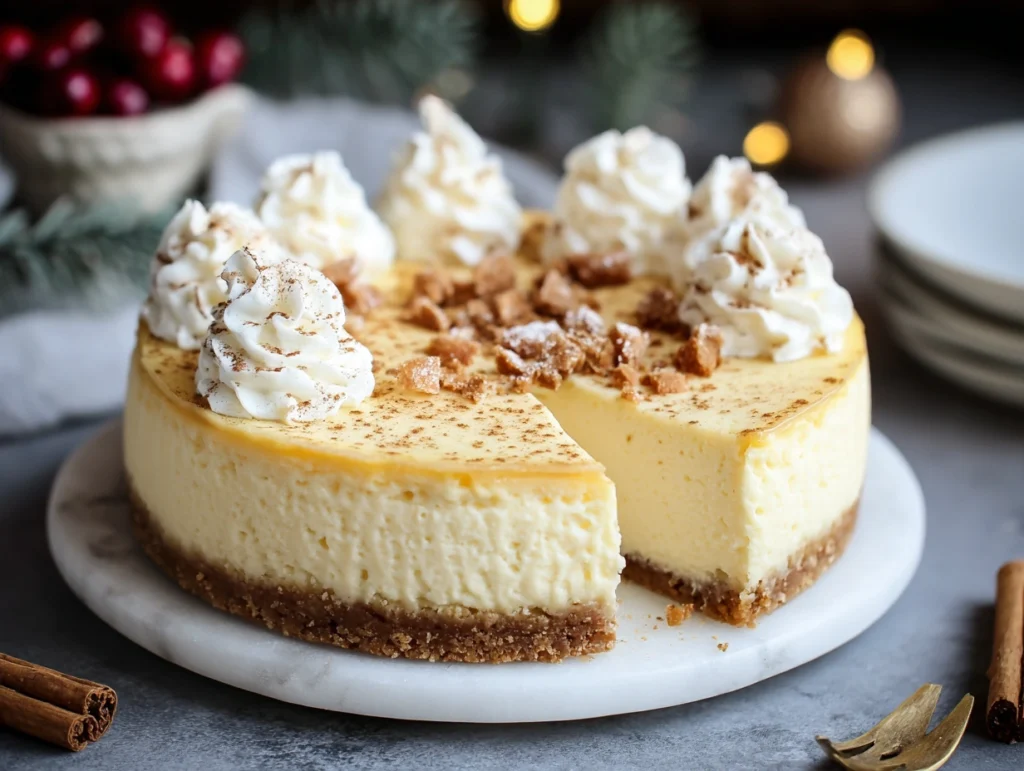 Eggnog Cheesecake