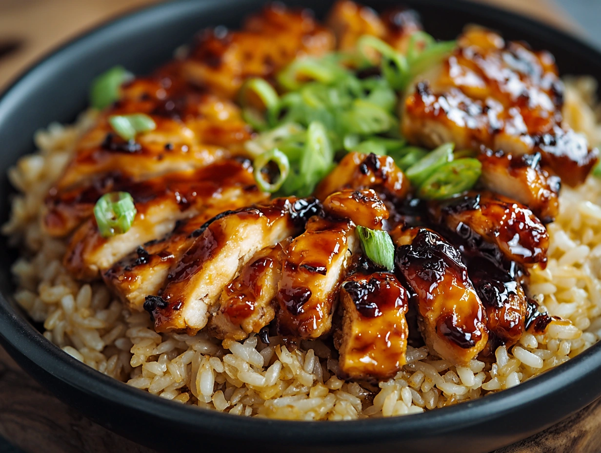 Honey BBQ Chicken Rice