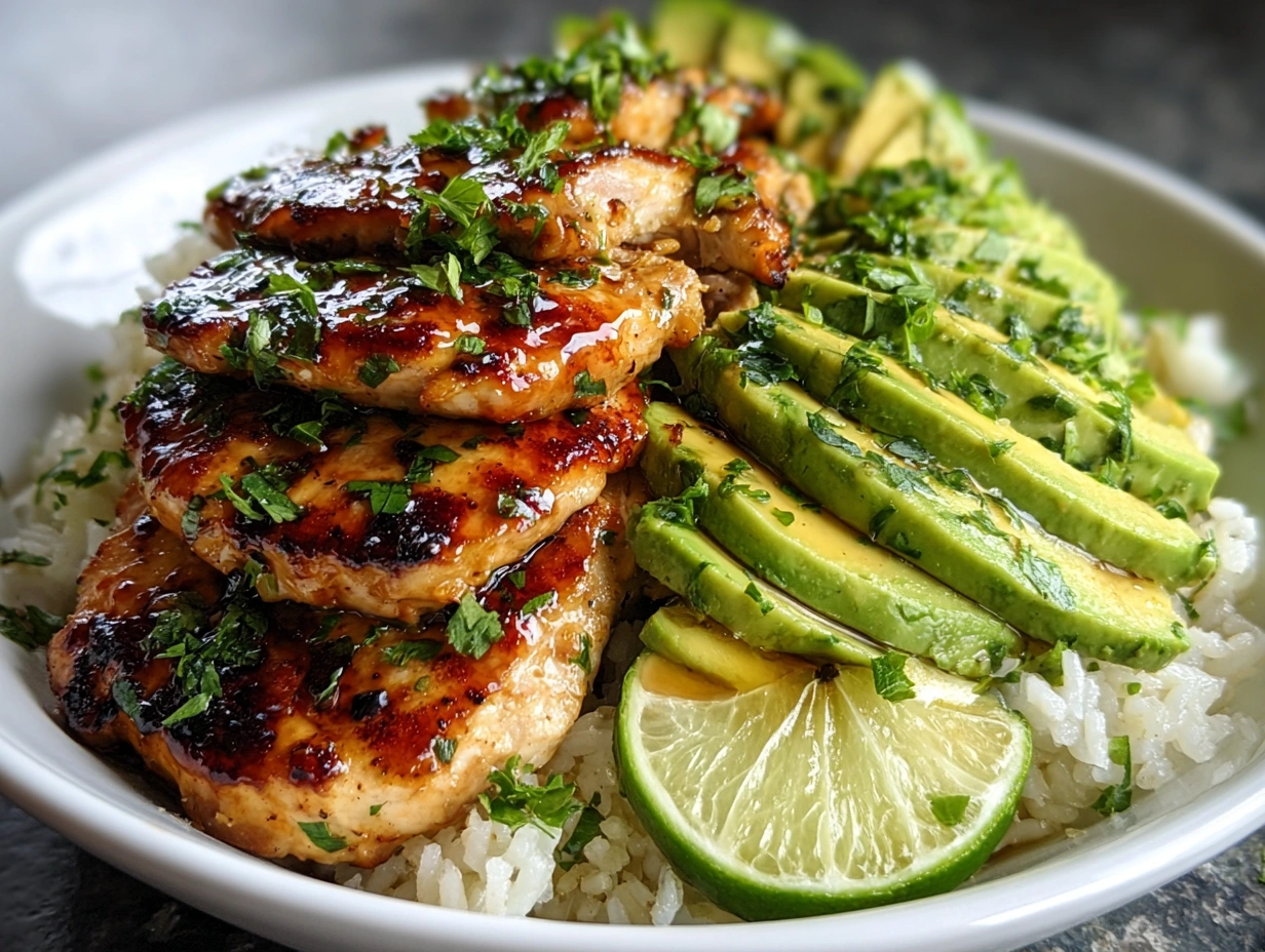 Honey Lime Chicken Avocado Recipe
