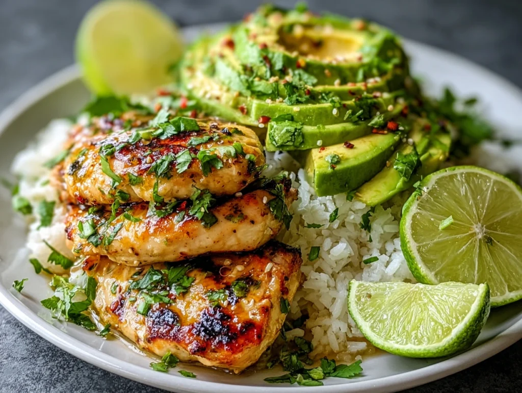 Honey Lime Chicken Avocado Recipe