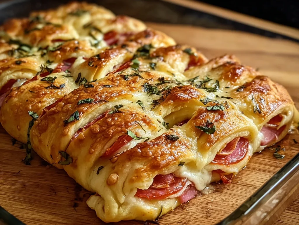Italian Crescent Roll Sandwich Bake