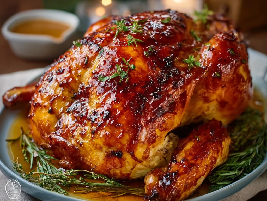 Easy Maple Butter Glazed Turkey 2 MAPLE BUTTER GLAZED TURKEY