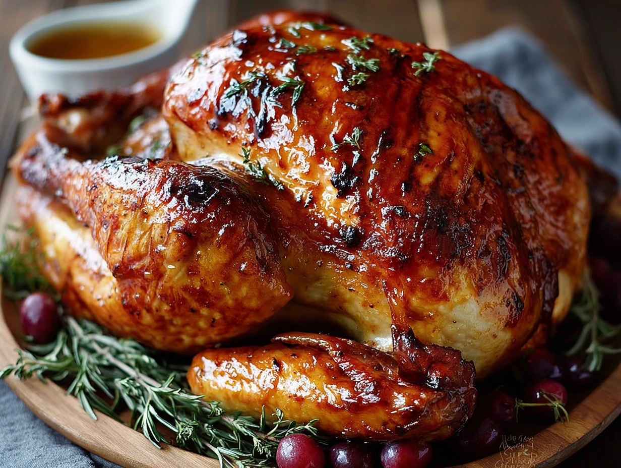 MAPLE BUTTER GLAZED TURKEY
