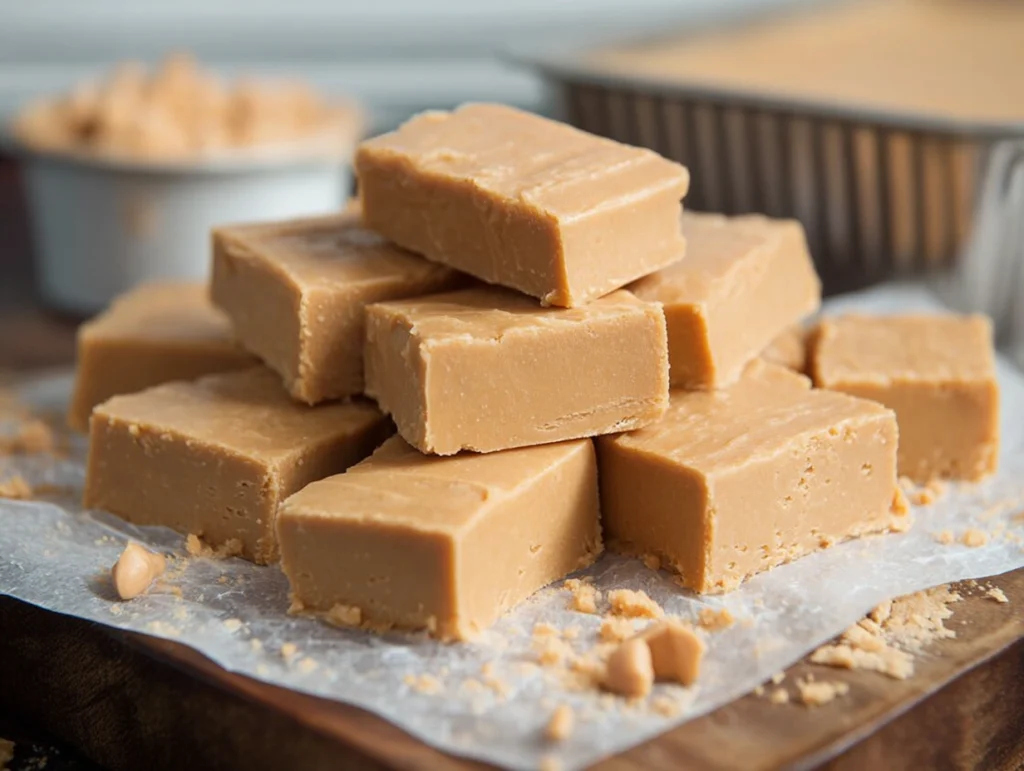 PEANUT BUTTER FUDGE