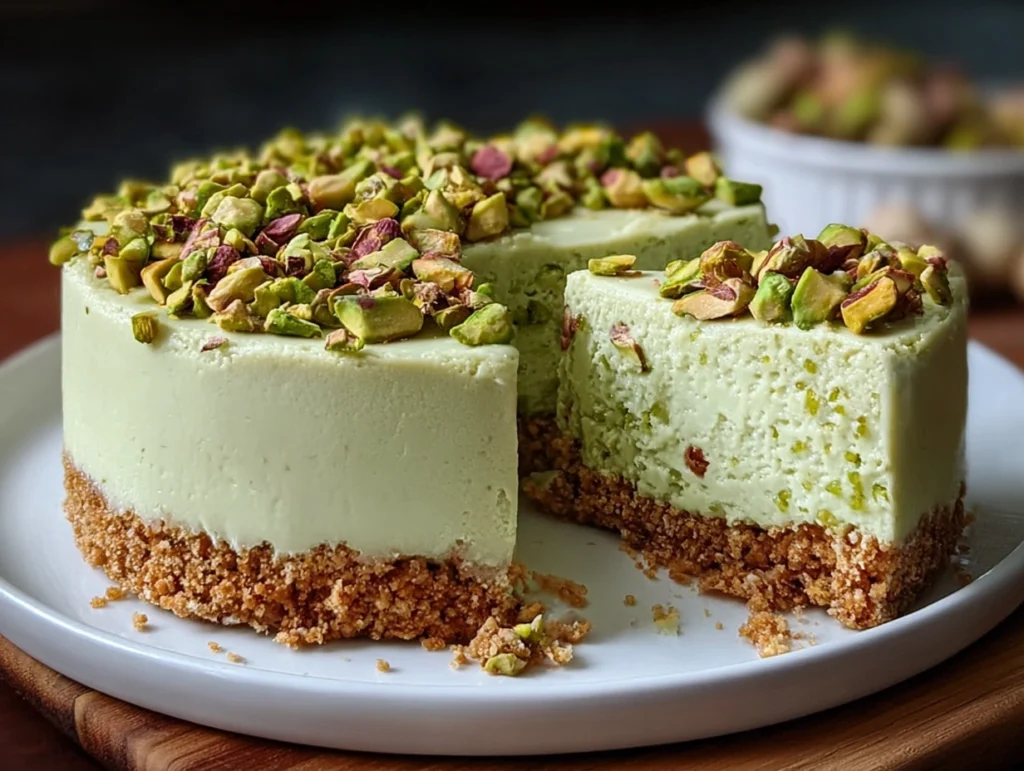 PISTACHIO CHEESECAKE