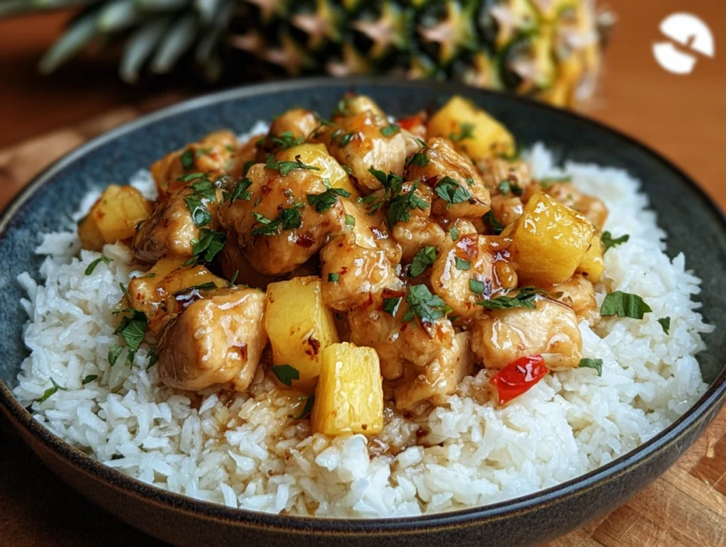 Pineapple Chicken and Rice