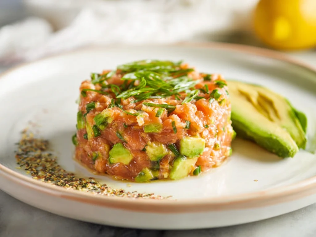 Salmon and Avocado Tartare