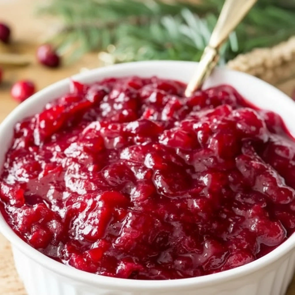 Cranberry Sauce with Fresh Cranberries and Sweet Flavor
