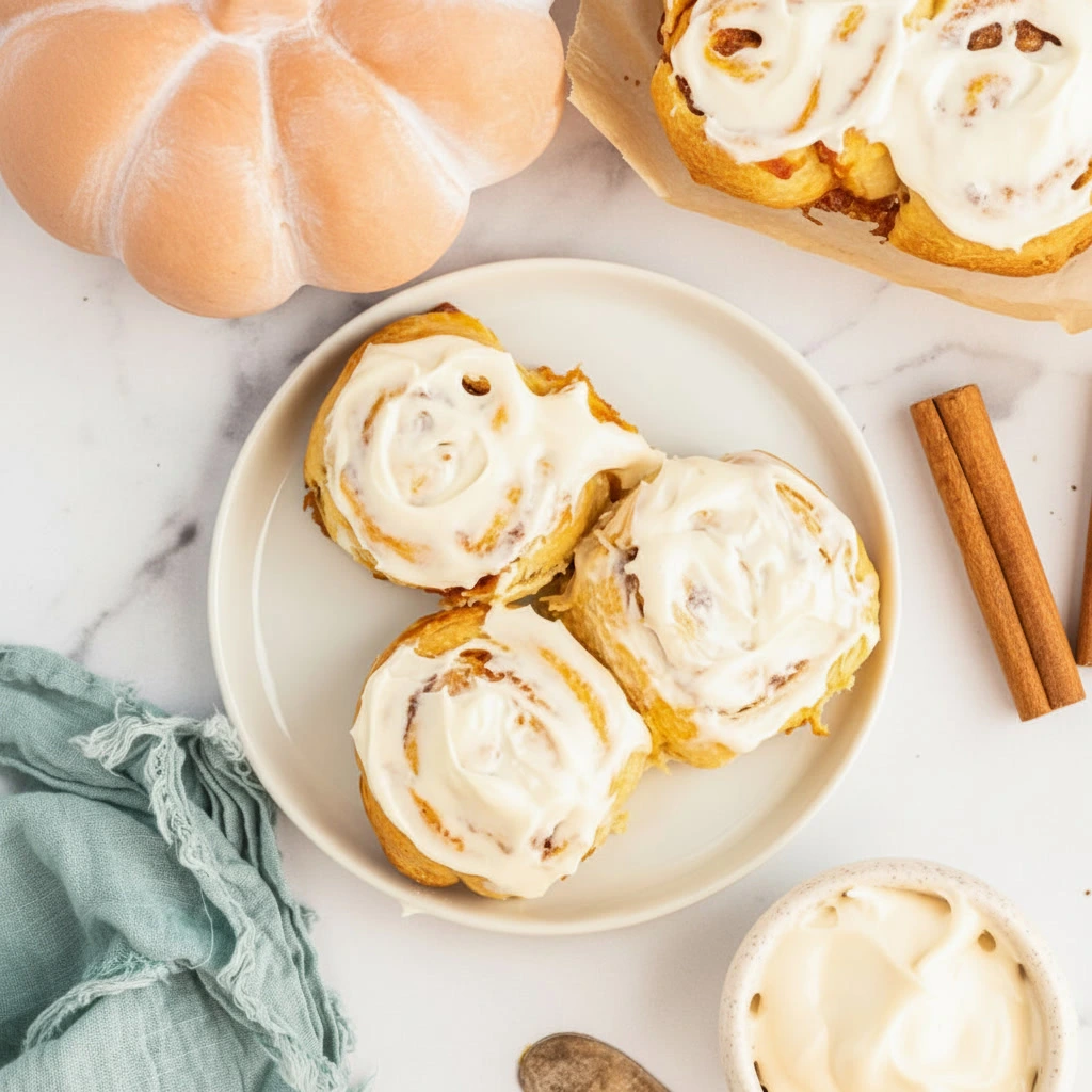 Pumpkin Cinnamon Rolls – Easy Delicious Fall Recipe