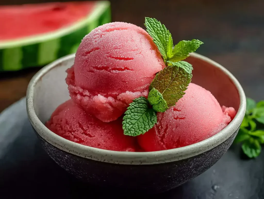 Easy Homemade Watermelon Sorbet Recipe – Refreshing Summer Dessert