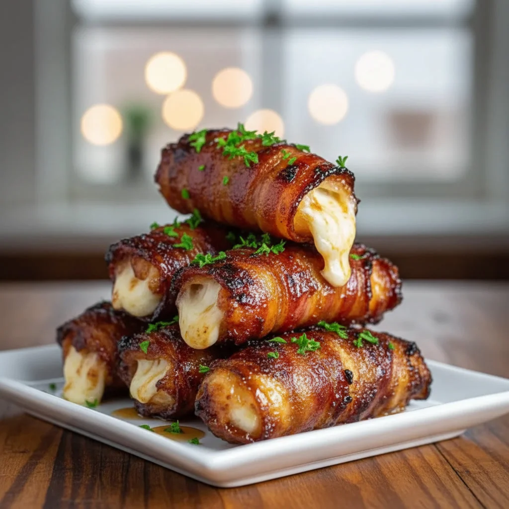 Bacon-Wrapped Mozzarella – Easy and Delicious Appetizer