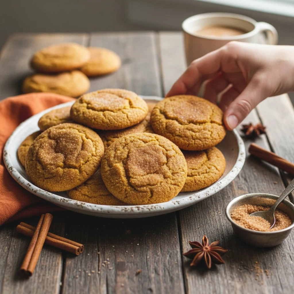 Pumpkin Snickerdoodles – Easy and Delicious Fall Cookies